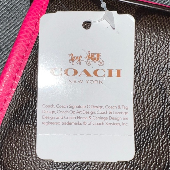 NWT - Authentic Coach Signature File Crossbody Bag - Picture 12 of 15